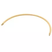 Entrepieza de medio aro para pulsera de 60x2 mm - Acero inoxidable 316L Dorado x1