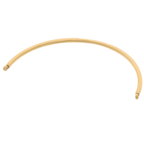 Entrepieza de medio aro para pulsera, 62 x 2 mm - Acero inoxidable 304L Dorado x1