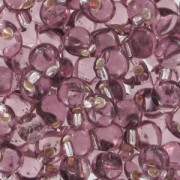 Mini-gotas Miyuki 3.4 mm DP28-0012 - Silver Lined Smoky Amethyst x8g|raw }}