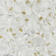 Mini-gotas Miyuki 3.4 mm DP28-0001 - SSilver Lined Crystal x8g|raw }}