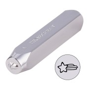 Punzón 6 mm - Estrella fugaz x1