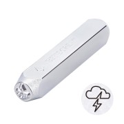 Punzón 6 mm - Nube tormentosa x1