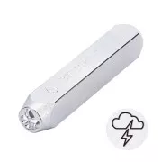 Punzón 6 mm - Nube tormentosa x1