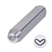 Punzón 6 mm - Corazón x1