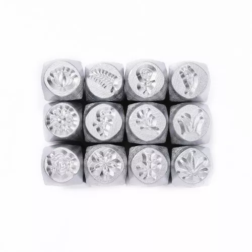 Juego de punzones 6 mm - Patrón de plantas x12
