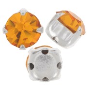 Chatón monté 4 mm Topaz x10