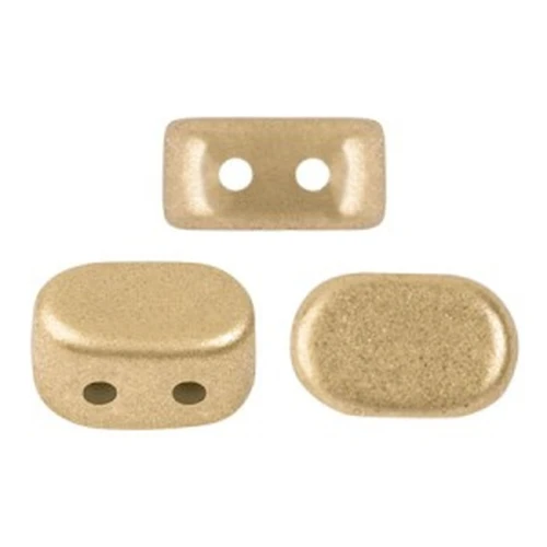 Cuentas de vidrio Lipsi® de Puca® 4x6 mm - Oro Mate x10g