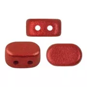 Cuentas de vidrio Lipsi® de Puca® 4x6 mm - Rojo Metalizado Mate x10g