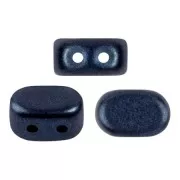 Cuentas de vidrio Lipsi® de Puca® 4x6 mm - Azul Oscuro Metalizado Mate x10g