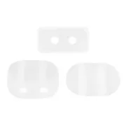 Cuentas de vidrio Lipsi® de Puca® 4x6 mm - Crystal Mat x10g