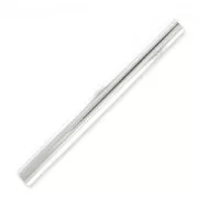 Tubo recto 40x4 mm de Plata 925 x1