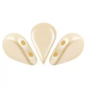 Cuentas de vidrio Amos® by Puca® 5x8 mm - Crema Pastel x10g