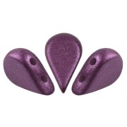 Cuentas de vidrio Amos® by Puca® 5x8 mm - Burdeos pastel x10g|raw }}