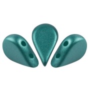 Cuentas de vidrio Amos® by Puca® 5x8 mm - Pastel Emerald x10g