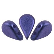 Cuentas de vidrio Amos® by Puca® 5x8 mm - Royal Blue Metallic Mat x10g
