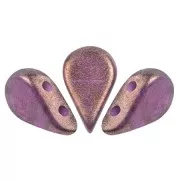 Cuentas de vidrio Amos® by Puca® 5x8 mm - Halo Amethyst x10g