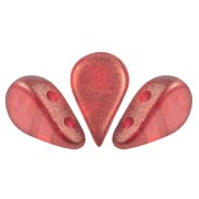 Cuentas de vidrio Amos® by Puca® 5x8 mm - Halo Cardinal x10g