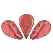 Cuentas de vidrio Amos® by Puca® 5x8 mm - Halo Cardinal x10g