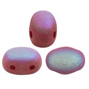 Cuentas de vidrio Samos® by Puca® 7x5 mm - Opaque Burnt Sienna Mat AB x10g|raw }}