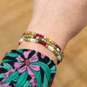 Preciosa Ornela 3.4x3.4 mm cubo cuentas surtido - Metálico x200g