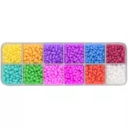 Surtido de cuentas Farfalle Preciosa Ornela 6.5x3.2 mm - Terra Dyed x200g