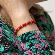 Surtido de cuentas Farfalle Preciosa Ornela 6.5x3.2 mm - Terra Dyed x200g