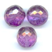 Facetadas 14 mm Lumi Amethyst x4