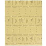 Papel impermeable Emeri SIA Abrasives 280x230 mm - P2000 - Rojo x1