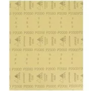 Papel impermeable Emeri SIA Abrasives 280x230 mm - P2000 - Rojo x1