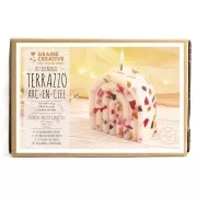 Kit de velas DIY Graine Créative - Terrazzo Arc-en-ciel
