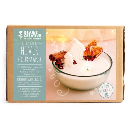Kit de velas DIY Graine Créative - Hiver Gourmand