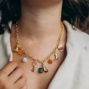 Cuentas barrocas irregulares 11x10mm imitación perla de agua dulce - Blanco nacarado x10