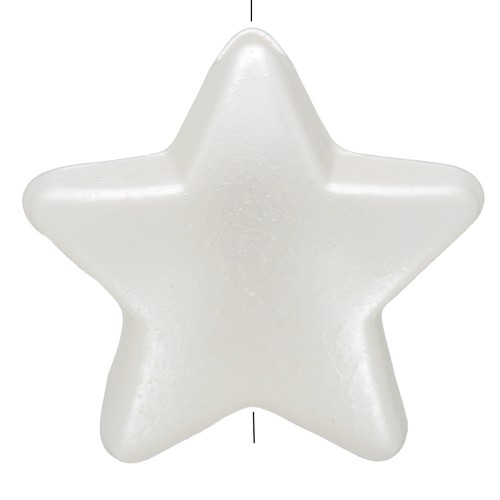 Estrellas de perlas 11 mm imitación perla de agua dulce - Blanco nacarado x15