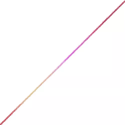 Cuentas facetadas redondas 2 mm - Tie and dye - Fucsia - Rojo - Nude x37cm