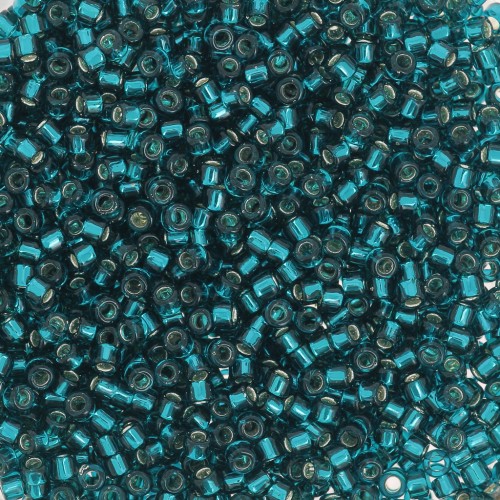 Toho Treasures 1.8 mm TO1T27BD - Teal Silver Lined x8g