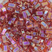 Miyuki Half Tila Beads 5x2.3x1.9mm HTL-257 - Topacio Transparente AB x10g|raw }}