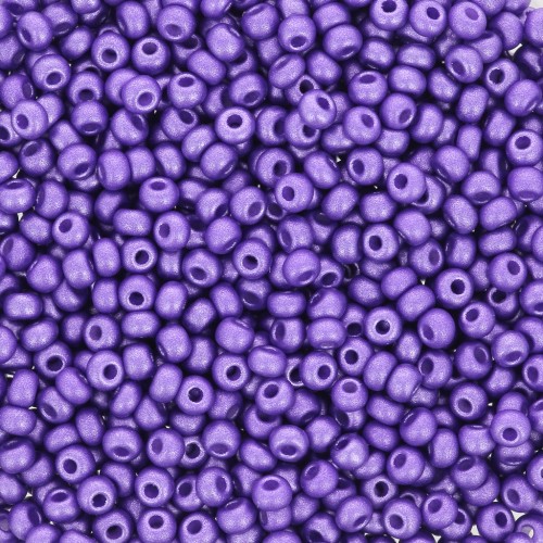 Cuentas de Rocalla Preciosa 11/0 de 2 mm - Permalux Dark Violet x20 g