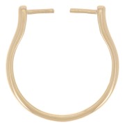 Anillo intercambiable fino - Talla 56 - chapado en oro de 3 micras x1|raw }}