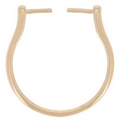 Anillo intercambiable fino - Talla 56 - chapado en oro de 3 micras x1