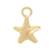 Mini estrella 8x5,5 mm - Gold filled (oro laminado) x1