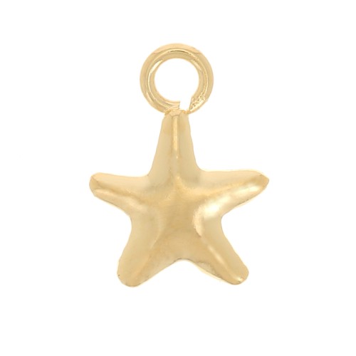 Mini estrella 8x5,5 mm - Gold filled (oro laminado) x1
