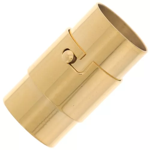 Cierre magnético para cordón de 10 mm - Acero inoxidable 304 Dorado x1