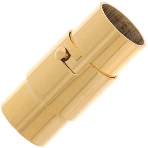 Cierre magnético para cordón de 8 mm - Acero inoxidable 304 Dorado x1