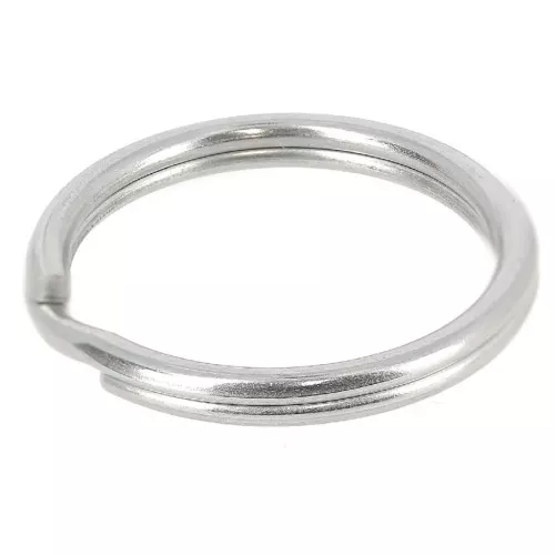 Llavero personalizable con anilla de 25 mm - acero inoxidable 304 x100