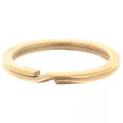 Llavero personalizable 28 mm - Acero inoxidable 304 Dorado x1