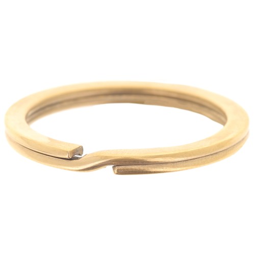 Llavero personalizable 28 mm - Acero inoxidable 304 Dorado x1