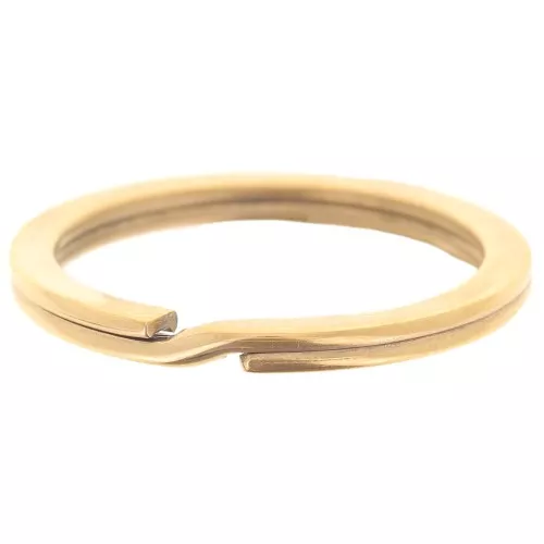 Llavero personalizable 28 mm - Acero inoxidable 304 Dorado x1