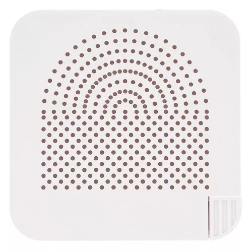 Plantilla de plástico 10,5x10,5 cm para formar alambre - Blanca x1