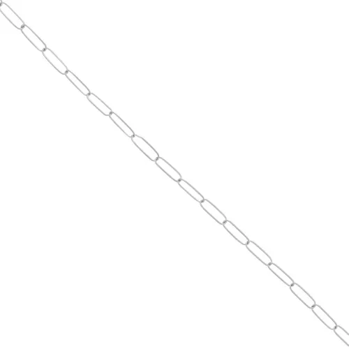 Cadena de malla rectangular de 3 mm - Acero inoxidable 316L x1m