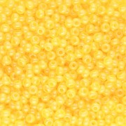 Cuentas de Rocalla Preciosa 11/0 de 2 mm - Yellow Alabaster x20 g